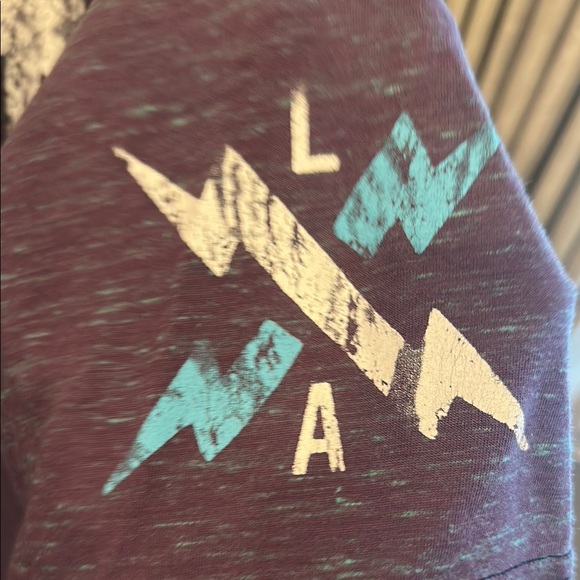 Society Purple and Blue Short Sleeve Tee - Picture 3 of 3